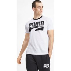 Puma Rebel Bold Koszulka Biały. Białe podkoszulki męskie Puma, l, z nadrukiem, z bawełny, krótkie. Za 111,95 zł.