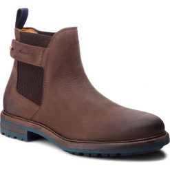 Sztyblety GANT - Nobel 17644898 Dark Brown G46. Pomarańczowe sztyblety męskie GANT, ze skóry, bez zapięcia. W wyprzedaży za 399,00 zł.