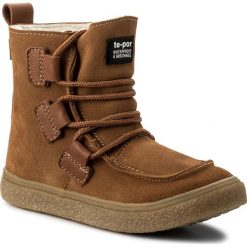 Buty zimowe chłopięce: Śniegowce MRUGAŁA – 7390-32 Tabaco
