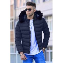 Męska kurtka DEXTER NAVY. Niebieskie płaszcze męskie Męska kurtka DEXTER NAVY, na zimę, s, bez wzorów, bez kaptura. W wyprzedaży za 179,00 zł.
