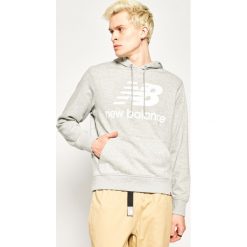 Bluza New Balance Essential Stacked Pogo MT91547. Szare bluzy męskie New Balance, m, bez wzorów, z bawełny, bez kołnierzyka, bez rękawów, bez kaptura. W wyprzedaży za 179,00 zł.
