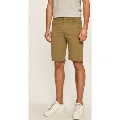Trussardi Jeans - Szorty. Zielone spodenki i szorty męskie Trussardi Jeans, bez wzorów, z elastanu, casualowe. Za 429,90 zł.