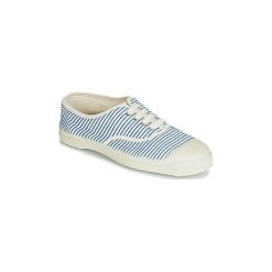 Buty Bensimon TENNIS RAYE. Białe trampki i tenisówki damskie Bensimon, bez wzorów, bez zapięcia. Za 104,30 zł.