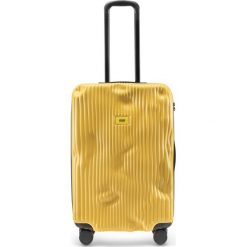 Walizka Stripe średnia Mustard Yellow. Żółte walizki Crash Baggage, bez wzorów. Za 1290,00 zł.