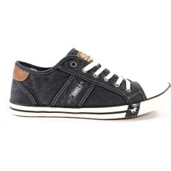 TRAMPKI MĘSKIE MUS 36A031 CZA. Buty sportowe męskie Mustang, z materiału, bez zapięcia. Za 149,00 zł.