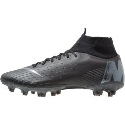 Nike Performance MERCURIAL SUPERFLY 6 PRO AG PRO Korki Lanki black/anthracite/light crimson. Czarne buty sportowe męskie marki Nike Performance, ze skóry ekologicznej, do piłki nożnej. Za 629,00 zł.