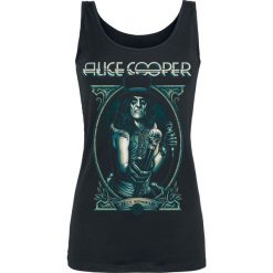 Topy damskie: Alice Cooper Portrait Top damski czarny