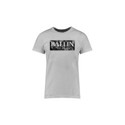 T-shirty z krótkim rękawem Ballin Est. 2013 Camo Grey Shirt. Szare t-shirty męskie Ballin Est. 2013, xl, bez wzorów, bez kołnierzyka, krótkie. Za 100,74 zł.