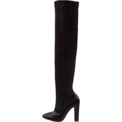 BEBO KENNY Kozaki na obcasie black. Czarne buty zimowe damskie BEBO, z materiału, na obcasie. Za 209,00 zł.