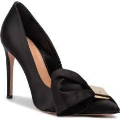 Szpilki ELISABETTA FRANCHI - SA-11F-96E2-V429 Nero 110. Czarne półbuty damskie Elisabetta Franchi, z aplikacjami, ze skóry, bez obcasa, na obcasie, bez zapięcia. Za 2199,00 zł.