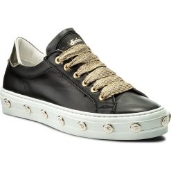 Sneakersy BALDININI - 898000XDOLA0085 Dome Nero/Laminato Oro. Czarne półbuty damskie Baldinini, ze skóry. W wyprzedaży za 829,00 zł.