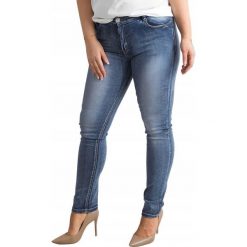 Spodnie damskie jeansowe jeansy skinny plus size l model 7076. Jeansy damskie Merg Selection, xl, bez wzorów, z bawełny. Za 69,00 zł.