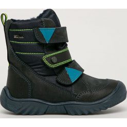 Primigi - Śniegowce dziecięce. Niebieskie śniegowce chłopięce Primigi, na zimę, bez zapięcia, gore-tex. Za 389,90 zł.