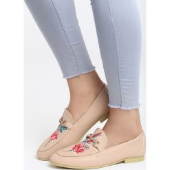 Beżowe Mokasyny Afela. Brązowe mokasyny damskie Born2be, ze skóry. Za 29,99 zł.