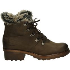 Botki - 172K8312 CACA. Żółte botki damskie skórzane marki Venezia. Za 299,00 zł.