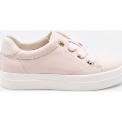 Gant - Tenisówki Amanda. Różowe tenisówki damskie marki GANT, ze skóry, na sznurówki. W wyprzedaży za 319,90 zł.