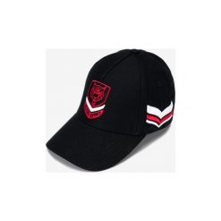 Philipp Plein Sport Czapka z daszkiem Czarny. Czarne czapki męskie Philipp Plein Sport, bez wzorów, z bawełny, sportowe. Za 592,95 zł.