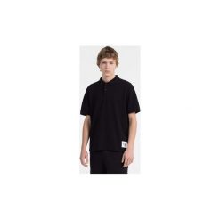 Koszulki polo z krótkim rękawem Calvin Klein Jeans J30J306931 PONTOS. Czarne koszulki męskie Calvin Klein Jeans, s, bez wzorów, z jeansu, z krótkim rękawem. Za 191,93 zł.