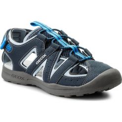 Sandały GEOX - J Vaniett B. A J825XA 015CE C4231 D Navy/Sky. Niebieskie sandały chłopięce marki Geox, z materiału. W wyprzedaży za 189,00 zł.