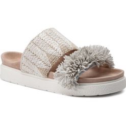 Klapki INUIKII - Slipper Raffia 70104-18 White. Białe klapki damskie marki Inuikii, bez wzorów, ze skóry, bez obcasa. Za 899,00 zł.