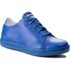 Sneakersy GINO ROSSI - Cola DPG383-N64-HA00-5300-0 55. Niebieskie półbuty damskie Gino Rossi, bez wzorów, ze skóry, bez obcasa, na płaskiej podeszwie, bez zapięcia. W wyprzedaży za 179,00 zł.