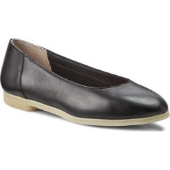 Półbuty CLARKS - Ffion Ivy 261178224 Black Leather. Czarne bez kategorii marki Clarks, ze skóry, na obcasie. W wyprzedaży za 229,00 zł.