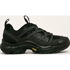 Napapijri - Buty. Czarne sneakersy męskie Napapijri, z okrągłym noskiem, na sznurówki. W wyprzedaży za 449,90 zł.