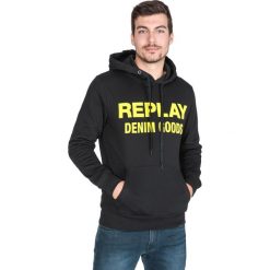 Replay Bluza Czarny. Czarne bluzy męskie Replay, m, z nadrukiem, z bawełny, bez kołnierzyka, bez rękawów, bez kaptura. Za 464,95 zł.