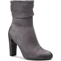 Botki CARINII - B3079 G65-000-POL-B30. Szare botki damskie skórzane marki Carinii. W wyprzedaży za 229,00 zł.