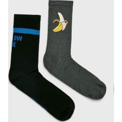Medicine - Skarpety Basic (2-pack). Czarne skarpetki męskie marki MEDICINE, z elastanu. W wyprzedaży za 19,90 zł.