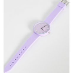Pastelowy zegarek - Fioletowy. Fioletowe zegarki damskie Sinsay. Za 24,99 zł.