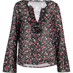 Sisley BLOUSE Bluzka black. Czarne t-shirty chłopięce marki Sisley, z materiału. W wyprzedaży za 169,50 zł.