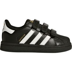 Buty adidas Superstar CF I (BZ0419). Czarne buty dziewczęce sportowe Adidas, bez wzorów, ze skóry, bez zapięcia, adidas superstar. Za 199,99 zł.