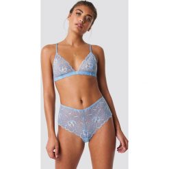 Samsoe & Samsoe Majtki Cibbe - Blue. Niebieskie majtki damskie marki Samsøe & Samsøe, z koronki. Za 161,95 zł.