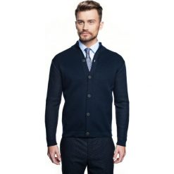 Sweter burford kr granatowy. Niebieskie swetry męskie Recman, m, bez wzorów, bez kołnierzyka, bez kaptura. Za 159,99 zł.