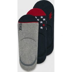 John Frank - Skarpety (3-pack). Niebieskie skarpetki męskie John Frank, bez wzorów, z elastanu. Za 39,90 zł.