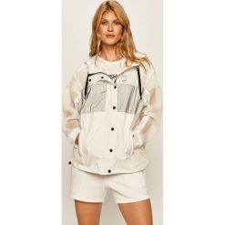 Dkny - Kurtka. Białe kurtki damskie DKNY, s, bez wzorów, z poliesteru, krótkie. W wyprzedaży za 579,90 zł.