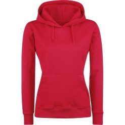 Bluzy damskie: Fruit Of The Loom Lady-Fit Bluza z kapturem damska czerwony