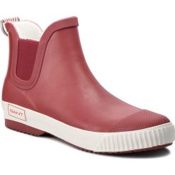 Kalosze GANT - Mandy 17599835 Chili Oil Red G517. Czerwone buty zimowe damskie marki GANT, z polaru. Za 269,90 zł.
