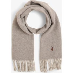 Polo Ralph Lauren - Szalik damski, beżowy. Brązowe szaliki damskie Polo Ralph Lauren, bez wzorów. Za 399,95 zł.