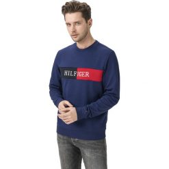 Tommy Hilfiger Bluza Niebieski. Niebieskie bluzy męskie TOMMY HILFIGER, xxl, bez wzorów, z bawełny, bez kołnierzyka, bez rękawów, bez kaptura. Za 566,95 zł.
