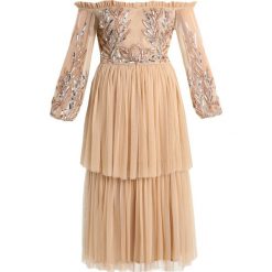 Sukienki: Maya Deluxe BISHOP SLEEVE BARDOT DRESS Sukienka koktajlowa nude