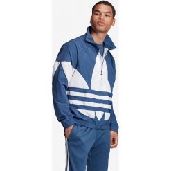 Adidas Originals Big Trefoil Kurtka Niebieski. Niebieskie płaszcze męskie adidas Originals, na wiosnę, l, bez wzorów, z materiału. Za 378,95 zł.