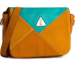 Torebka FLY LONDON - Floater PYTI620FLY Cmael/Hone/Verdig. Brązowe listonoszki damskie marki Fly London, ze skóry. W wyprzedaży za 319,00 zł.