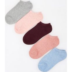 Skarpety stopki 5 pack - Jasny szar. Szare skarpetki damskie Reserved, bez wzorów. Za 34,99 zł.