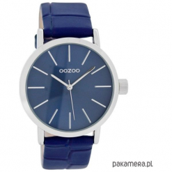 Zegarek OOZOO C8422 blue croco. Niebieskie zegarki damskie Pakamera. Za 189,00 zł.