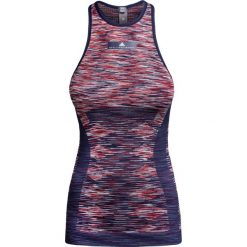Top ADIDAS BY STELLA McCARTNEY Czerwony|Print|Granatowy. Czerwone topy damskie marki adidas by Stella McCartney, z nadrukiem, z dzianiny. Za 252,00 zł.