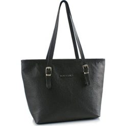 Torebki klasyczne damskie: Skórzana torebka w kolorze czarnym – (S)40 x (W)30 x (G)13 cm