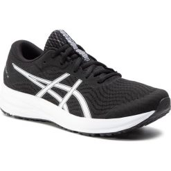 Buty ASICS - Patriot 12 1011A823 Black/White 001. Czarne buty sportowe męskie Asics, ze skóry ekologicznej, bez zapięcia, do biegania. Za 229,00 zł.