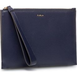 Torebka FURLA - Babylon 1056532 E EAX1 ARE Oceano h. Niebieskie torebki klasyczne damskie Furla, bez wzorów, ze skóry, wizytowe, bez dodatków. Za 429,00 zł.